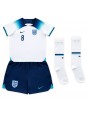 Billige England Jordan Henderson #8 Hjemmedraktsett Barn VM 2022 Kortermet (+ Korte bukser)
